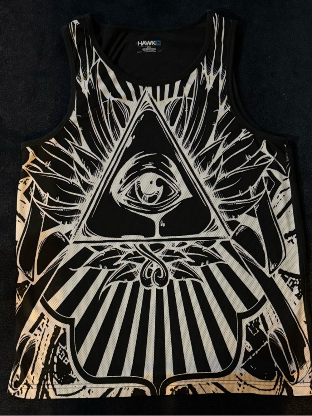 Men’s Tony Hawk Skateboard - Black Eye Tank Top (Size: XXL)